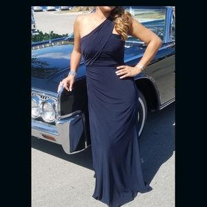 Navy Blue Long Dress